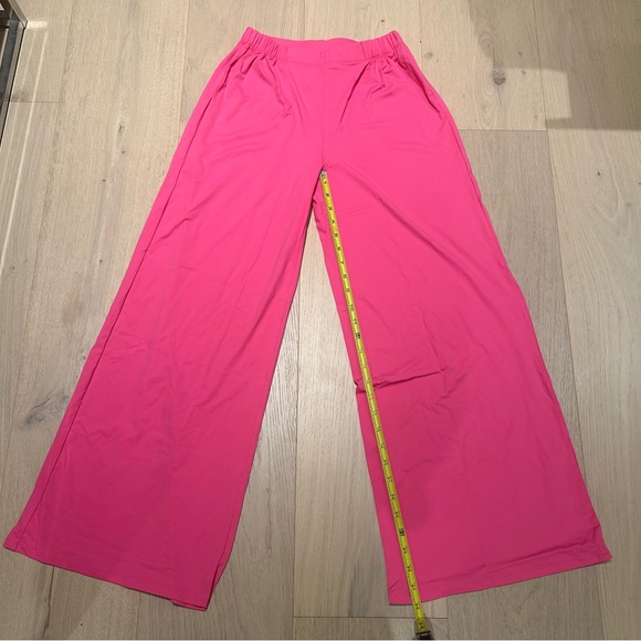 NWOT Wide Leg Pants Trio - Brown, Navy, Pink - Picture 8 of 10